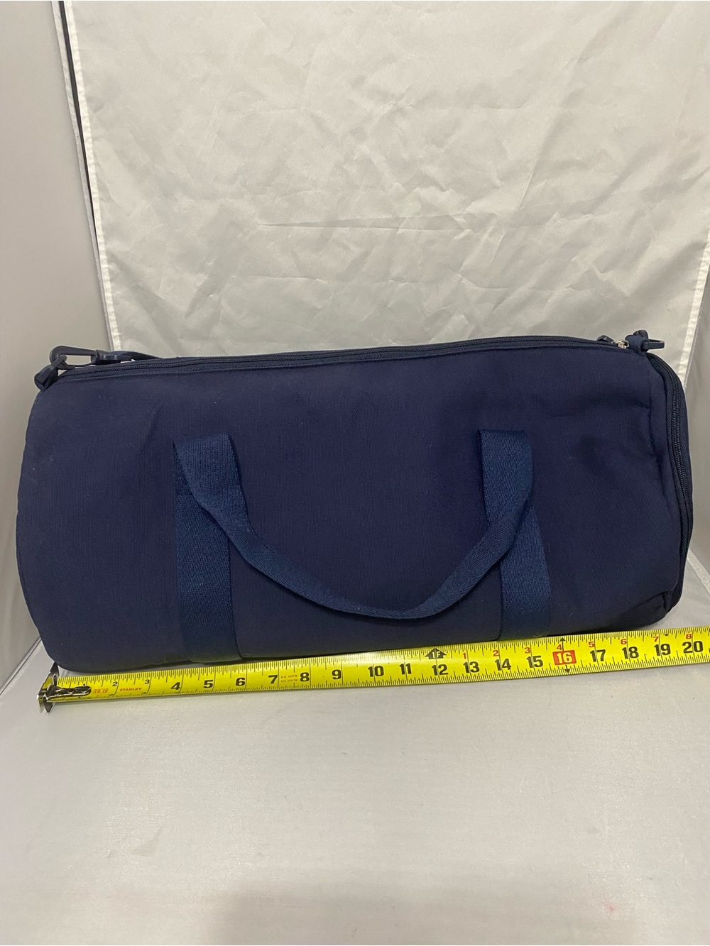 Polo by Ralph Lauren Navy Canvas Duffel with Multicolor POLO Patch - Picture 7 of 13